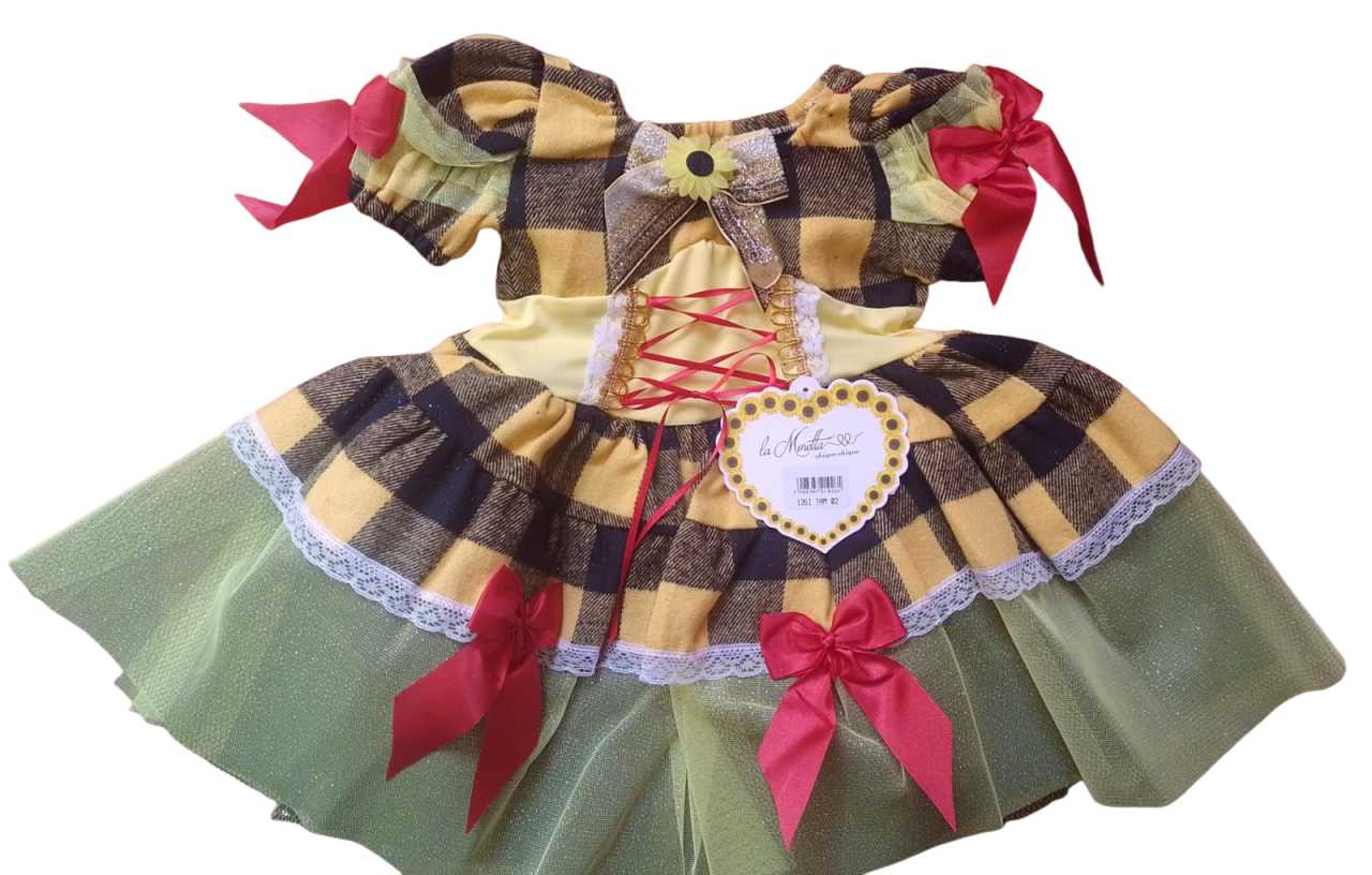 VESTIDO JUNINO LA MORETTA BEBE 135-I